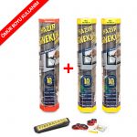 Hazır Sineklik 75x150 Cm (pencere) - 80x220cm (kapı) 3 lü Paket